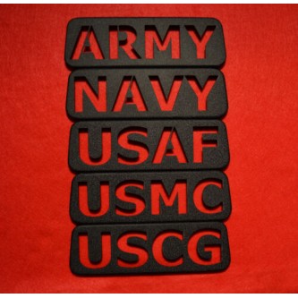 JeepTweaks Military USMC ARMY USAF USCG Third Brake Light Guard Jeep Wrangler JK[USMC]