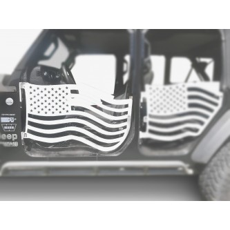 Fits Jeep JT Gladiator Premium Trail Doors, 2019 - Present, Front Door Kit, Cloud White.  Made in the USA.