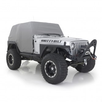 Smittybilt Water Resistant Cab Cover W/ Door Flaps for Jeep Wrangler TJ 92-06 