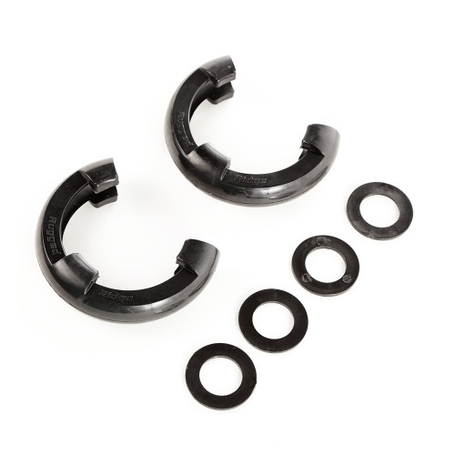 Rugged Ridge 11235.30 D-Ring Isolator Kit (Black Pair, 3/4-Inch)