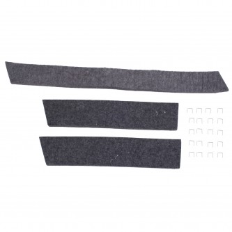Radiator And Air Deflector Felt And Stapler Kit, 1941-1945 MB and Ford GPW, 1945-1949 CJ2A, 1948-1953 CJ3A, 1950-1952 M38, 1953-1967 CJ3B, Includes 3 
