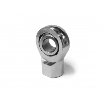 MXF-8-6-Short, Bearings, Spherical Rod End, Female, 3/8-24 RH, Chrome Moly Housing, Slotted Nylon Race 0.501 Bore  