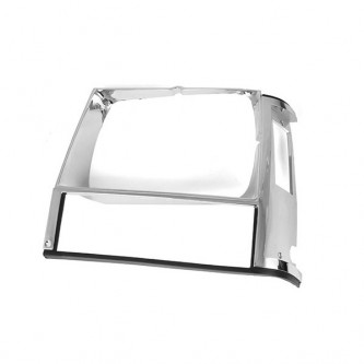 Headlight Bezel Left Chrome Jeep Cherokee 1984-1990 12419.11 Omix-ADA 