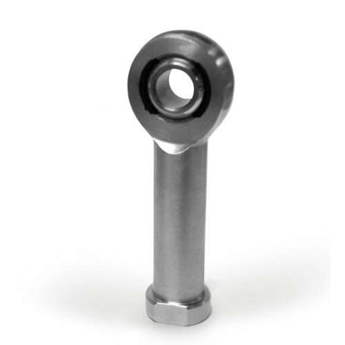 DXTF-12X, Bearings, Spherical Rod End, Female, M12 x 1.75 RH, Chrome Moly Housing, Slotted Nylon Race Extra Long Housing  