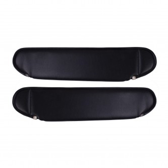 Sunvisor Pair Black  Fits: Jeep Wrangler 1987-1995 YJ 13312.01 Rugged Ridge 