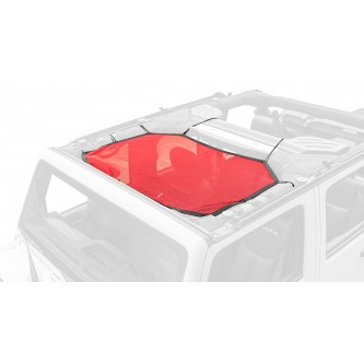 Red Eclipse Front Sun Shade For Jeep Wrangler JK 2007-2018 Rugged Ridge 13579.24