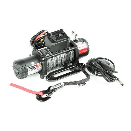 Nautic 9500 lbs Waterproof Winch With Synthetic Rope for Jeep Rugged Ridge 