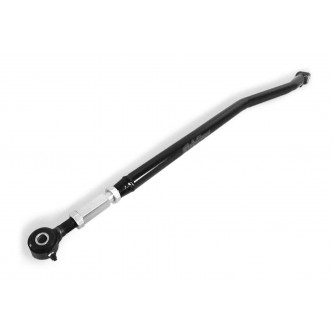 Rear Premium Panhard Bar for the Jeep TJ Wrangler, double adjustable. 4130 Chrome Moly Tubing. Fits 3-6 inch lifts.  Black.  Made in the USA.