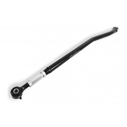 Rear Premium Panhard Bar for the Jeep TJ Wrangler, double adjustable. 4130 Chrome Moly Tubing. Fits 3-6 inch lifts.  Black.  Made in the USA.