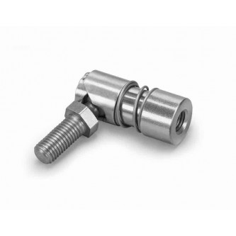 SQi187, Ball Joints, Female, 10-32 RH Housing, 10-32 RH Stud Quick Disconnect Stainless Steel 