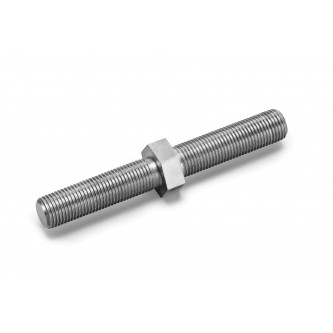 JSI-4C, Threaded Adaptors, Bulk, 1/4-20 RH Male Threads, 1/4-20 LH Male Threads 1.776 Overall Length Turnbuckle Style Jack Screws 