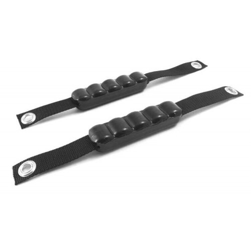 Steinjager: J0040917 Steinjager Black Rear Side Grab Handle Pair Jeep Wrangler JK 2007-2015