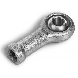 MPF-8-ZC, Bearings, Spherical Rod End, Female, 1/2-20 RH, Steel Housing, Nylon Race Plated Zinc Clear (Silver)  