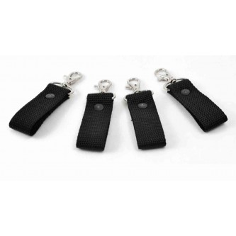 Steinjager: J0041217 Steinjager Universal Black Zipper Pull / Key Chain Pack of 4