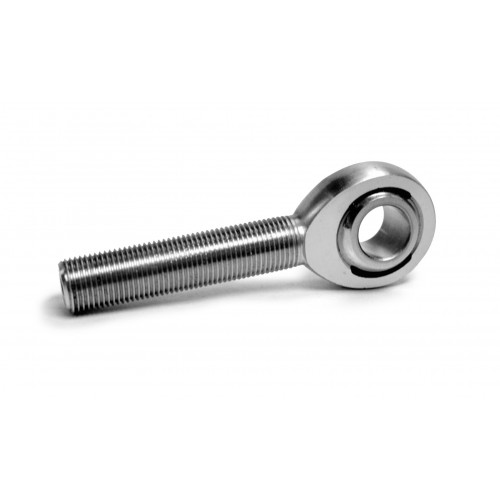 DXTML-10X, Bearings, Spherical Rod End, Male, M10 x 1.50 LH, Chrome Moly Housing, Slotted Nylon Race 10.0 mm Bore Extra Long 