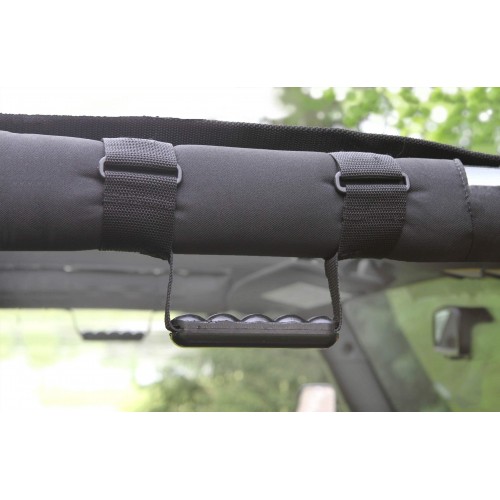 Steinjager: J0031248 Steinjager Black Roll Bar Grab Handle Kit Jeep Wrangler JK 2007-2015