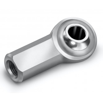 DWTF-16-F, Bearings, Spherical Rod End, Female, M16 x 1.50 RH, Steel Housing, PTFE Race   