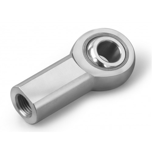 MVF-6, Bearings, Spherical Rod End, Female, 3/8-24 RH, Steel Housing, Bronze Race   