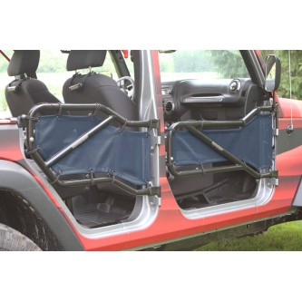 Jeep JK 2007-2018, Tube Door Cover Kit, Front and Rear Doors, Navy. Made in the USA.
