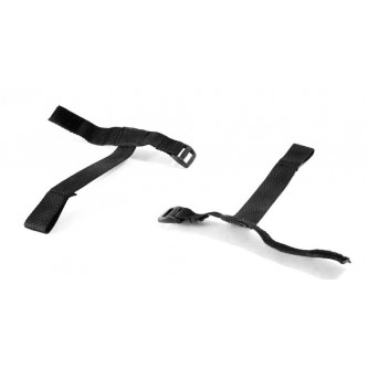 Jeep JK Wrangler Tube Door Limiting Strap, Front Kit, Black