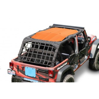 Sun Shade Screen Teddy Top for Jeep Wrangler JK 10-18 4Door Steinjager 12 Colors[Orange]