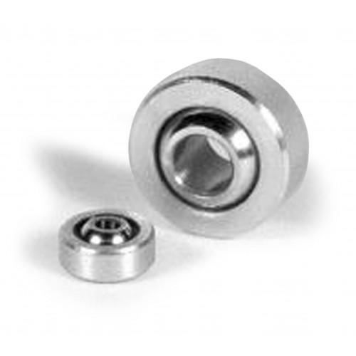 COMT-14, Bearings, Spherical Plain, 0.8750 inch dia Bore, 1.5625 inch outer diamater, 0.875 inch width Plated Housing, PTFE Race  