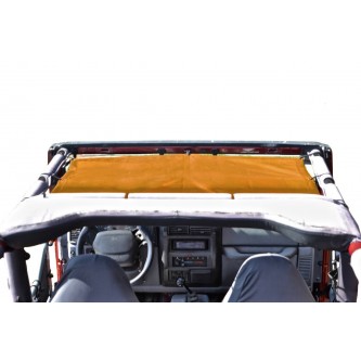 Jeep TJ 1997-2006, TeddyÂ® Top, Solar Screen, Orange. Made in the USA.
