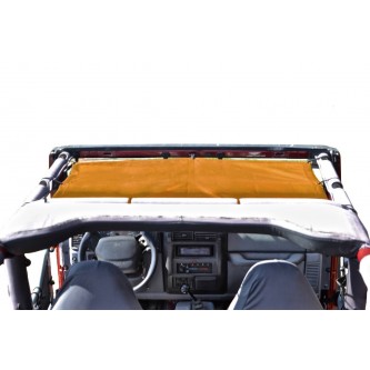 Jeep TJ 1997-2006, TeddyÂ® Top, Solar Screen, Orange. Made in the USA.