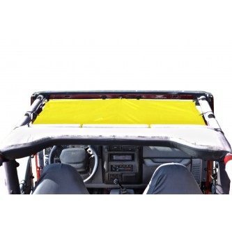 Jeep TJ 1997-2006, TeddyÂ® Top, Solar Screen, Yellow. Made in the USA.