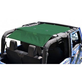 JK 2 Door TeddyÂ® Top, Solar Screen, Green. Made in the USA.