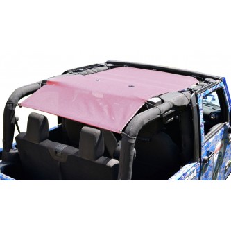 JK 2 Door TeddyÂ® Top, Solar Screen, Mauve. Made in the USA.