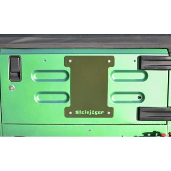 Locas Green Spare Tire Carrier Delete Plate For Jeep Wrangler TJ 1997-2006 Steinjager J0043683