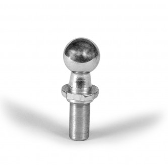 BBS-10, Ball Studs, Non-Threaded, 10.0 mm Stud Diameter, 6.0 mm Stem Length   