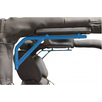 Jeep JK 2 door 2007-2018, Grab Handle Kit, Jeep JK, Rear, Rigid Wire Form, Playboy Blue. Made in the USA.