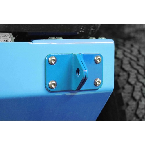 Steinjager: D-Ring Bumper Mount Playboy Blue Jeep Wrangler JK 2007-2016 Steinjager J0045331