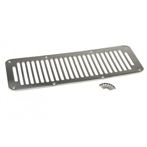 Hood Vent 8 Holes Polished Stainless Jeep Wrangler YJ 1987-1995 30458 Kentrol