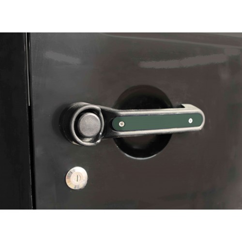 Jeep JK 2007-2018, 4 Door, Door Handle Accent, Locas Green, Contains 5 inserts.  Made in the USA