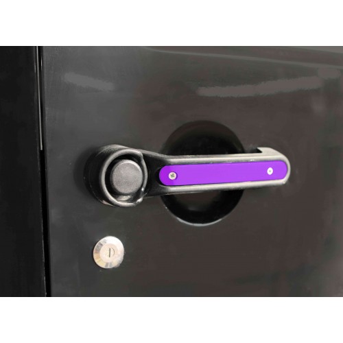 Jeep JK 2007-2018, 2 Door, Door Handle Accent, Sinbad Purple, Contains 3 inserts.  Made in the USA