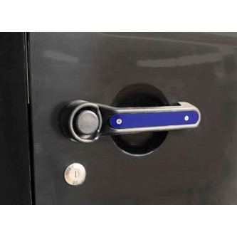 Jeep JK 2007-2018, 4 Door, Door Handle Accent, Southwest Blue, Contains 5 inserts.  Made in the USA