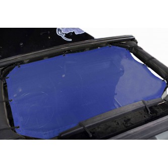 Jeep JK 2007-2009, TeddyÂ® Top, Solar Screen, Front Seat Only, Blue. Made in the USA