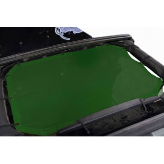 Jeep JK 2010-2018, TeddyÂ® Top, Solar Screen, Front Seat Only, Green. Made in the USA