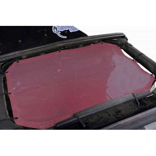 Jeep JK 2007-2009, TeddyÂ® Top, Solar Screen, Front Seat Only, Mauve. Made in the USA