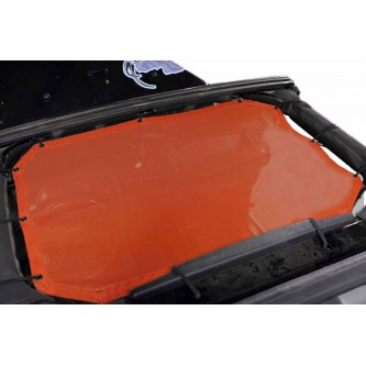 Jeep JK 2007-2009, TeddyÂ® Top, Solar Screen, Front Seat Only, Orange. Made in the USA