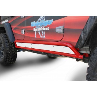 Cloud White Phantom Rock Slider Insert Kit For Jeep Wrangler JKU 2007-2018 4 Door Steinjager J004486