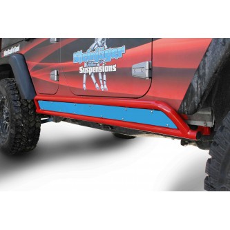 Playboy Blue Phantom Rock Slider Insert Kit For Jeep Wrangler JKU 2007-2018 4 Door Steinjager J00448
