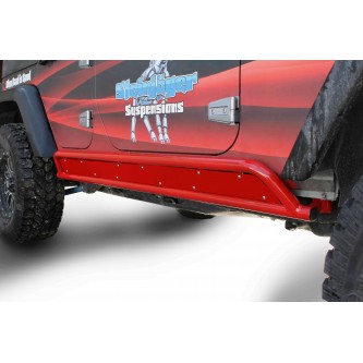 Red Baron Phantom Rock Slider Insert Kit For Jeep Wrangler JKU 2007-2018 4 Door Steinjager J0044851