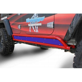 Southwest Blue Phantom Rock Slider Insert Kit For Jeep Wrangler JKU 2007-2018 4 Door Steinjager J004