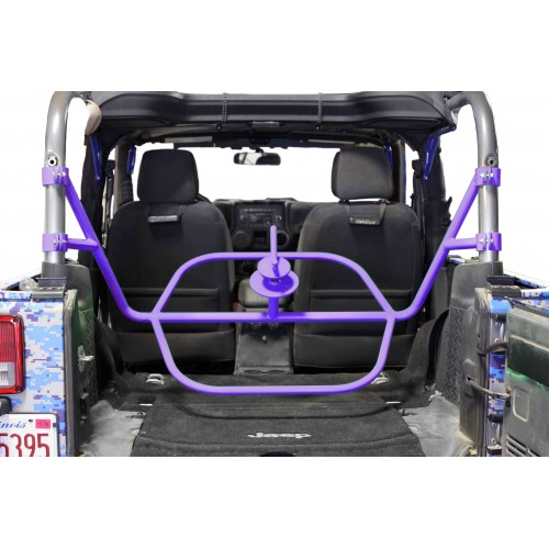 Jeep JK, 2007-2018,  Spare Tire Carrier, 2 Door JK, Internal, Sinbad Purple.  Made in the USA.