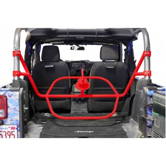 Jeep JK, 2007-2018,  Spare Tire Carrier, 2 Door JK, Internal, Red Baron.  Made in the USA.