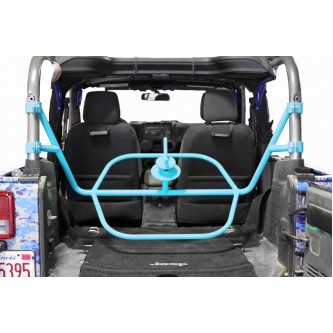 Jeep JK, 2007-2018,  Spare Tire Carrier, 2 Door JK, Internal, Playboy Blue.  Made in the USA.